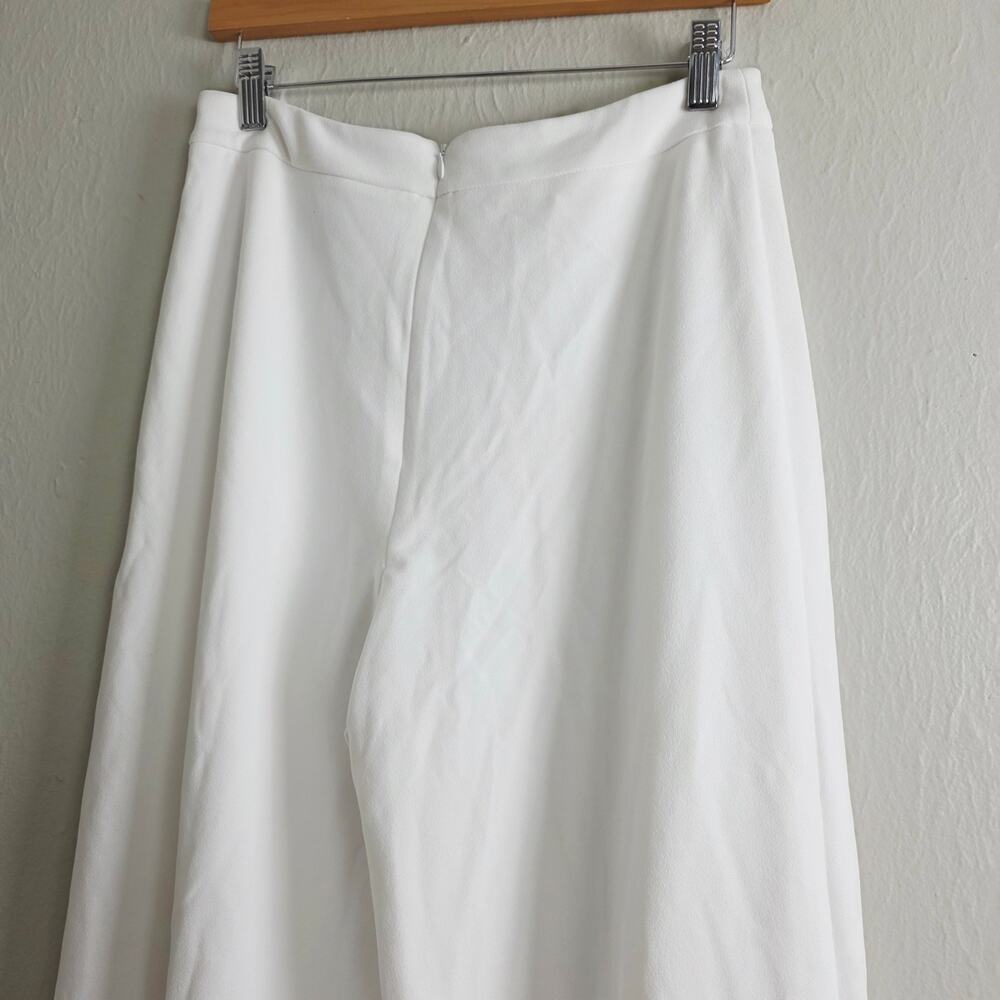 Lulus Enticing Endeavors White Two-Piece Jumpsuit - Wide Leg Bridal Set Size M - Picture 10 of 16